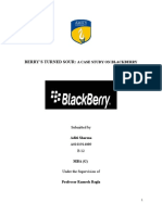 Berry's Turned Sour: A Case Study On Blackberry