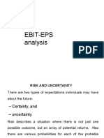 EBIT EPS Analysis