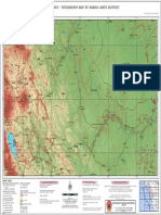 Peta Topografi Kabupaten Sawah Lunto / Topography Map of Sawah Lunto District