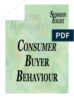 Session 8a - Consumer Buyer Behaviour (Compatibility Mode)