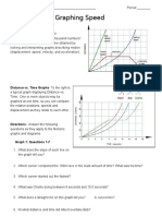 Speed Distance Vs Time Graph Practice Ws