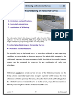 Lec 04 Highway Engineering - Curve Widening