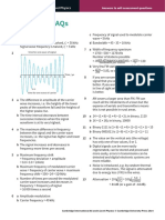 Answers To Saqs: Cambridge International A Level Physics