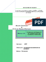 M13-Etude Coffrage Ferraillage Éléments porteur-BTP-TDB