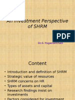 Investment Perspective SHRM