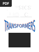 Physics Investigatory - Transformers