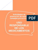 Folleto. Uso Responsable de Medicamentos