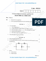 2nd Sem DIP Electrical Circuits - May 2013 PDF