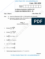 2nd Sem DIP Appied Mathematics 2 - May 2015 PDF