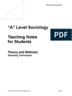 A Level Sociology