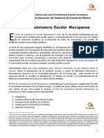 Plan de Convivencia Escolar Mexiquense, 2014 PDF