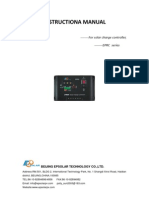 EPRC 12 Volt 10 Ampere Solar Charge Controller Manual