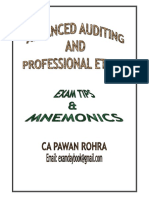 Mnemonics of Audits