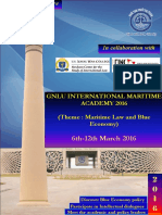 GNLU International Maritime Academy 2016 Brochure PDF