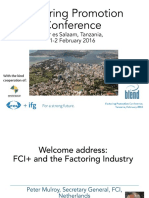 Factoring Promotion Conference Tanzania 2016 PDF