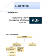 E - Banking Presentation