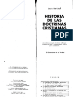 Historia de Las Doctrinas Cristianas Louis Berkhof