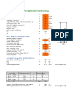 Retaing Wall With Surcharge