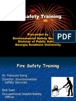 Fire Safety Training in Factory