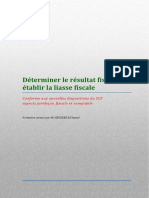 13 Déterminer Le Résultat Fiscal Et Établir La Liasse Fiscale