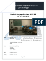 Workshop On Digital Design With FPGA Organized by EiTRA