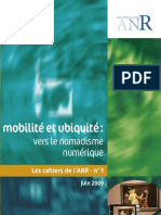 Cahier de l'ANR N°1: Nomadisme Et Ubiquité