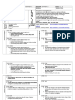 Unit Plan Numeracy Statistics Level 1 - 4