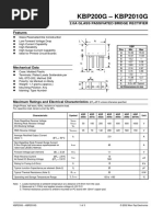 KBP200G 2010 Puente Rectificador