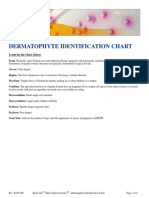 Dermatophyte Identification Chart