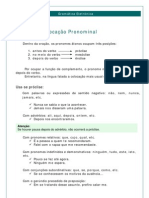 Português - Gramática Eletrônica 13 Colocação Pronominal