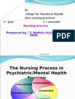 Psychiatric Nursing Process