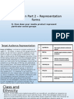 Evaluation Part 2 - Representation Forms