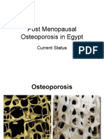 Post Menopausal Osteoporosis in Egypt DR Rashed