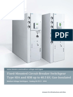 Catalog HA 35.11 Fixed-Mounted Circuit-Breaker Switchgear Type 8DA and 8DA