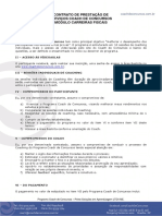 Contrato de Prestação de Serviços Coach Padrão