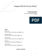 Obesity: On-Campus Diet & Exercise Based Intervention: Authors