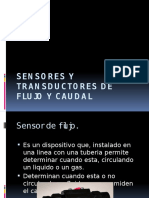 Sensores y Transductores de Flujo y Caudal