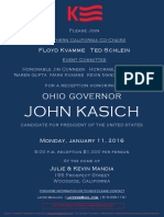 Reception For John Kasich