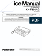 Panasonic Kx-F890ag SM