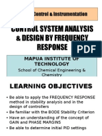 Control System Analysis & Design by Frequency Response