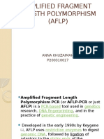 Amplified Fragment Length Polymorphism (Aflp)