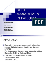 Debt Management in Pakistan: Presented by Hira Wahla Saeed Ansari Atika Imtiaz Umair Siddiqui