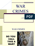 WAR CRIMES Presentation