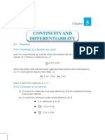 NCERT Continuity & Differentiation