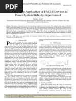 A Review On Application of FACTS Devices in Power System Stability Improvement