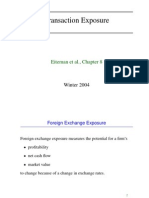 Transaction Exposure: Eiteman Et Al., Chapter 8