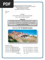 Investigation de La Degradation Du Cadre Bati Sous L'effet Du Glissement de Terrain Cas de Constantine