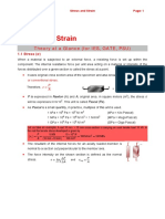 Chapter - 1 Stress and Strain PDF