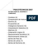 Psicotécnicos 2007 CNP