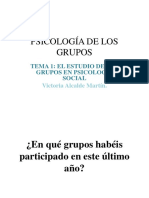 Psicología de Los Grupos Tema 1